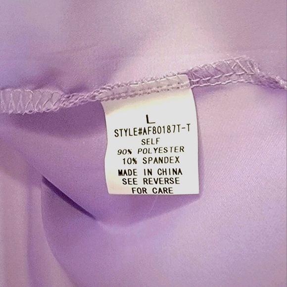 Akaiv NWT Large Night Cap Satin Camisole Purple - Picture 6 of 7